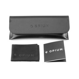 OPIUM Men Brown Lens & Gold-Toned Rectangle Sunglasses with Polarised Lens OP-1883-C01 image 5