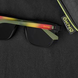 OKNO Unisex Rectangle Sunglasses with Polarised and UV Protected Lens image 5