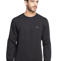 Wildcraft Men Black Cotton Sweatshirt-image-57