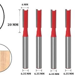 XP-9502 Shank-6.35 (Cut Size 6x20MM) Straight Trmmer Rotary Bit Set-picture-15