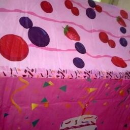 Lightweight Foldable Kids Tent with Big Cake Design-image-71
