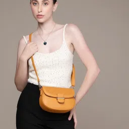 Women Yellow Sling Bag-48