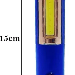 gallaxy Rechargeable LED Torch Light and 1 COB Side Flashlight with Charger 6 hrs Torch Emergency Light image 4