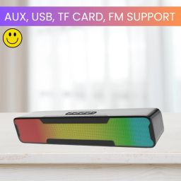 SACRO Megabar (PORTABLE HOME THEATER SOUNDBAR)Compatibility TV & PC With RGB LightM163 20 W Bluetooth Soundbar-image-88