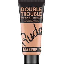 Rude Cosmetics Double Trouble Foundation + Concealer 6 gm-Wheat 11-28