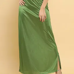 Soch Women Green Solid Saree Petticoat-image-84