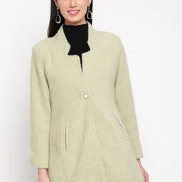 Be Indi Women Stand Collar Acrylic Winter Overcoat-picture-9