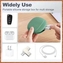 KITANDCO Silicone Earphone Organizer 1-PACK OF SET Earphone Cable Organizer-24