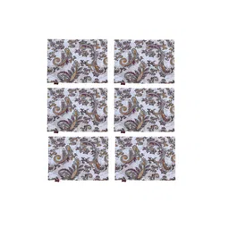 AEROHAVEN Set Of 6 Brown Geometric Print Table Placemats image 4