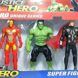 Avengers Justice Hero Set of 5 Superheroes - Hulk, Captain America, Thor, Iron Man, Antman Action Figures Toy for Kids-image-36