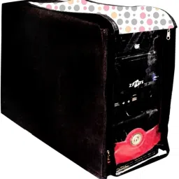 Wacky PC Computer Cover Full Set for 19 inch Computer Monitor, Keyboard (8*18 Inch) and CPU (7.5*18*16 Inch)- CC-19-IN-M-DOT_P1 image 5