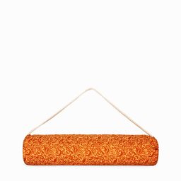 Anekaant Orange Printed Canvas Duffel Bag-image-67