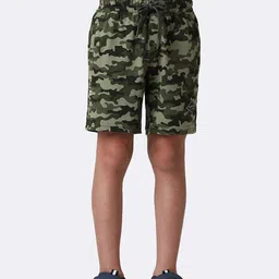 Van Heusen Boys Camouflage Printed High-Rise Shorts-48
