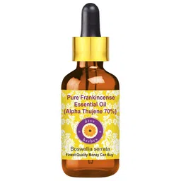 Deve Herbes Pure Frankincense Essential Oil Boswellia serrata with Glass Dropper - 30ml-48