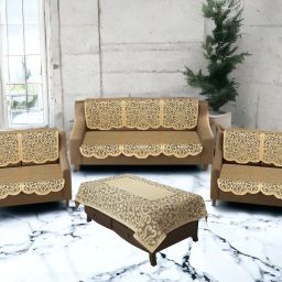 Polycotton Floral 3+1+1 Seater Sofa Cover-image-28