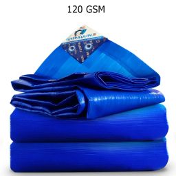 6FT x 6FT-120 GSM-Blue Color Tent - For Grain Covers, Pond Liners, Poultry Curtains, Fumigation Cover-image-45