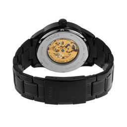 Fossil Men Black Skeleton Dial Analogue Automatic Motion Powered Watch BQ2092 image 3