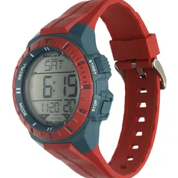 Fastrack Men Grey Dial & Red Straps Digital Watch image 5
