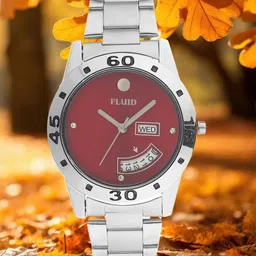 FLUID Women Embellished Dial & Bracelet Style Straps Analogue Watch FLWatch24-755L-RD01-picture-17