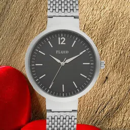 FLUID Women Embellished Dial & Bracelet Style Straps Analogue Watch FLWatch24-809L-BK01-picture-15
