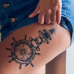 LICK Matte Finish Realistic Semi Temporary Body Tattoo - Stopwatch LK-366-image-37