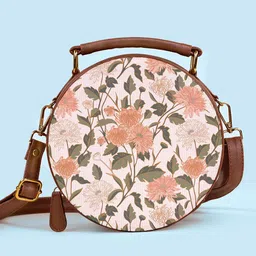 Kalankit Floral Printed Shopper Satchel-37