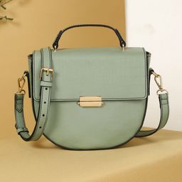 HATS OFF ACCESSORIES Leather Structured Satchel-image-90
