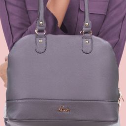 Lavie Bardsey Women Grey Medium Satchel-38