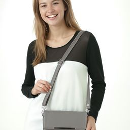 Toteteca Striped PU Oversized Structured Satchel-39