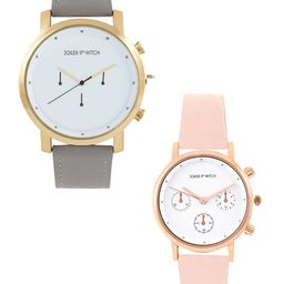 JOKER & WITCH Unisex Stainless Steel Dial Analogue His and Her Watches JWJCW415-image-58