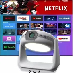 dkian battery operated auto focus and auto keystone wifi hdmi screencast OTT 5000 lm LCD Corded & Cordless Mobiles Portable Projector image 3