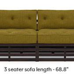 urban ladder Raymond Wooden Sofa - American Walnut Finish-picture-31