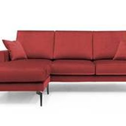 home lifestylez Brezza Sectional Fabric Sofa - Red-picture-3