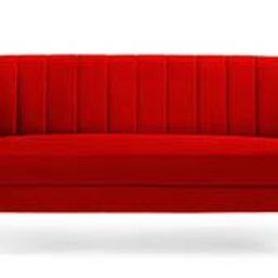 home lifestylez Neo Fabric Sofa - Red-picture-32