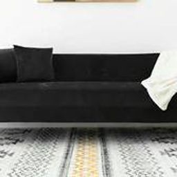 home lifestylez Alpha Fabric Sofa - Black-picture-21