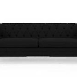 home lifestylez Rolex Fabric Sofa - Black-picture-1