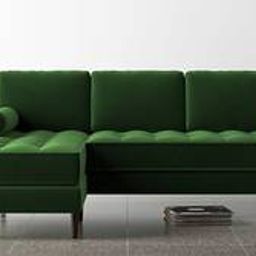 home lifestylez Bipro Sectional Fabric Sofa - Green-picture-33