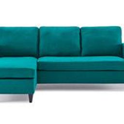 home lifestylez Monznij Sectional Fabric Sofa - Turquoise-picture-36