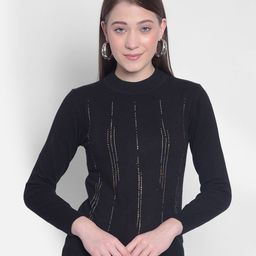 Crimsoune Club Embellished Pullover Sweater-image-12