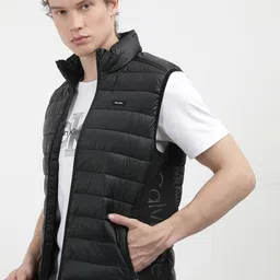 Calvin Klein Men Stand Collar Knitted Jacket-21