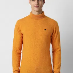 Peter England Casuals Turtle Neck Long Sleeves Pullover Sweater-image-76