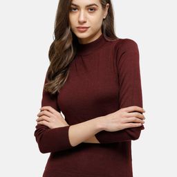 98 Degree North Women Burgundy Solid Pullover-image-91