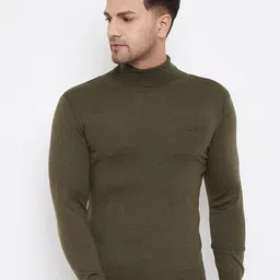 98 Degree North Men Olive Green Pullover Sweater-image-75