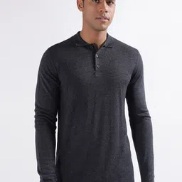 Bruun & Stengade Polo Collar Woollen Pullover-image-42