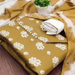LeeliPeeri Designer Printed Unstitched Dress Material-image-67