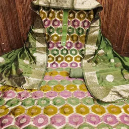 KALINI Woven Design Unstitched Dress Material-picture-36