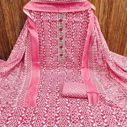 KALINI Printed Unstitched Dress Material-image-45