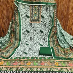 KALINI Printed Unstitched Dress Material-image-58