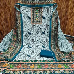 KALINI Printed Unstitched Dress Material-image-52