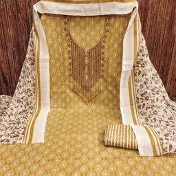 KALINI Printed Unstitched Dress Material-image-44